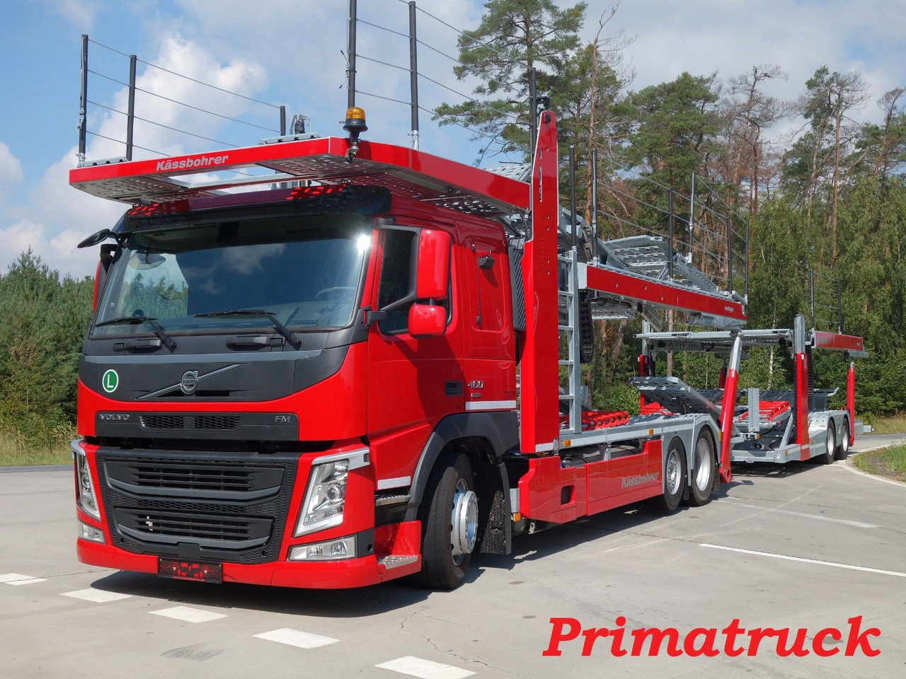 Volvo FM 460 6x2 Kassbohre Metago Pro / Intago tt, VDI - Camião transporte de veículos: foto 1 Volvo FM 460 6x2 Kassbohre Metago Pro / Intago tt, VDI - Camião transporte de veículos: foto 1