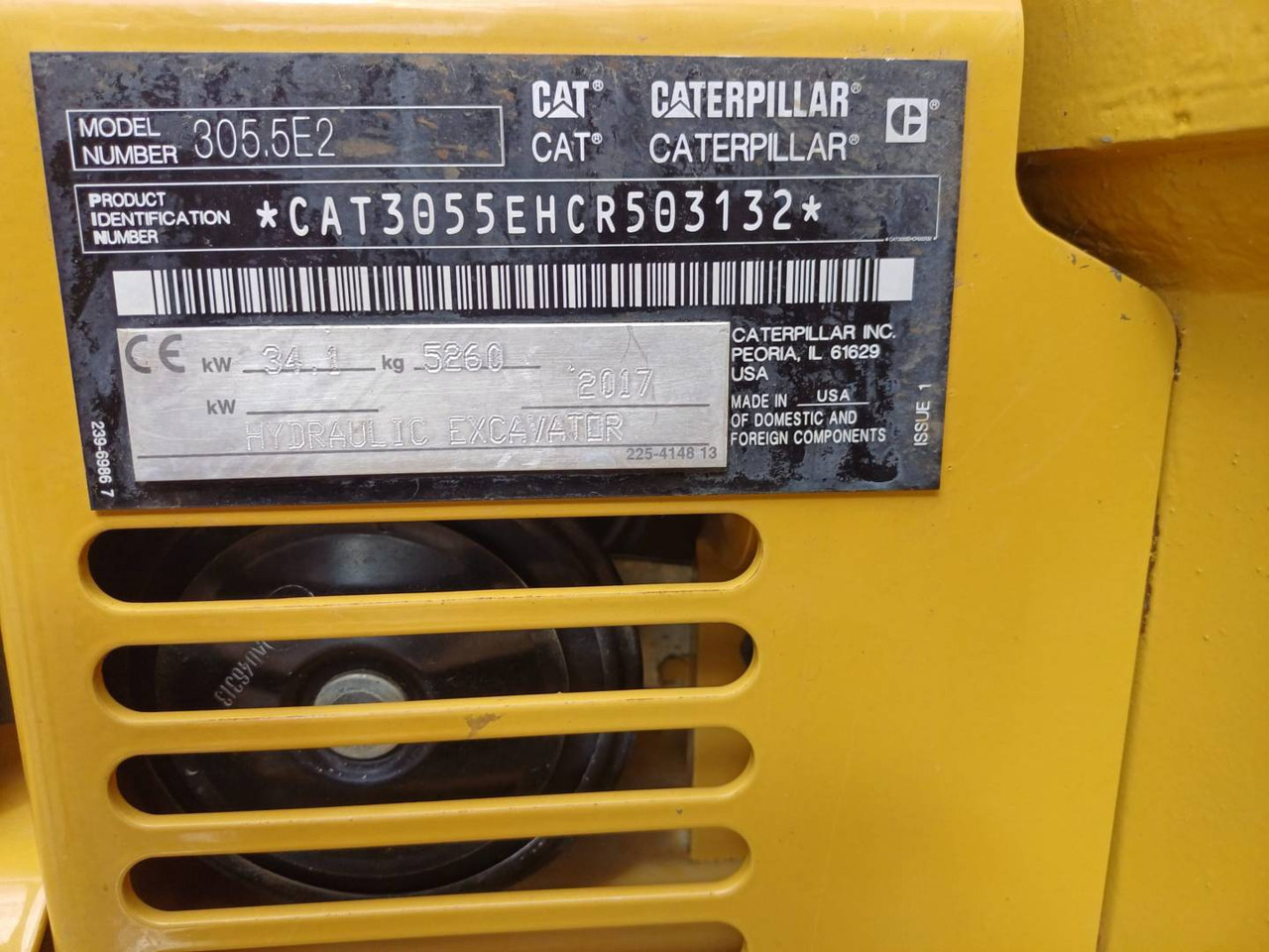 Escavadora de rastos CAT 305.5E2CR: foto 6