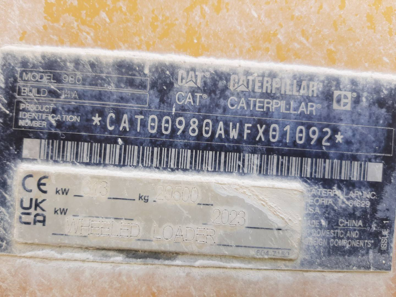 Pá carregadora de rodas CAT 980: foto 6 Pá carregadora de rodas CAT 980: foto 6