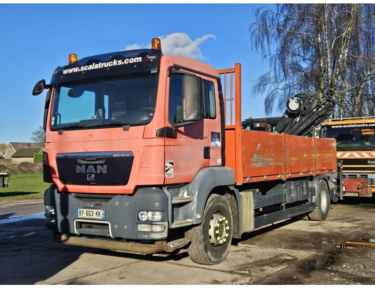 Camião de caixa aberta/ Plataforma, Camião grua MAN TGS 18.400 Euro 5 Flat bed Full Spring suspension HIAB 122E -3 hiduo Crane Kran Remote: foto 6 Camião de caixa aberta/ Plataforma, Camião grua MAN TGS 18.400 Euro 5 Flat bed Full Spring suspension HIAB 122E -3 hiduo Crane Kran Remote: foto 6