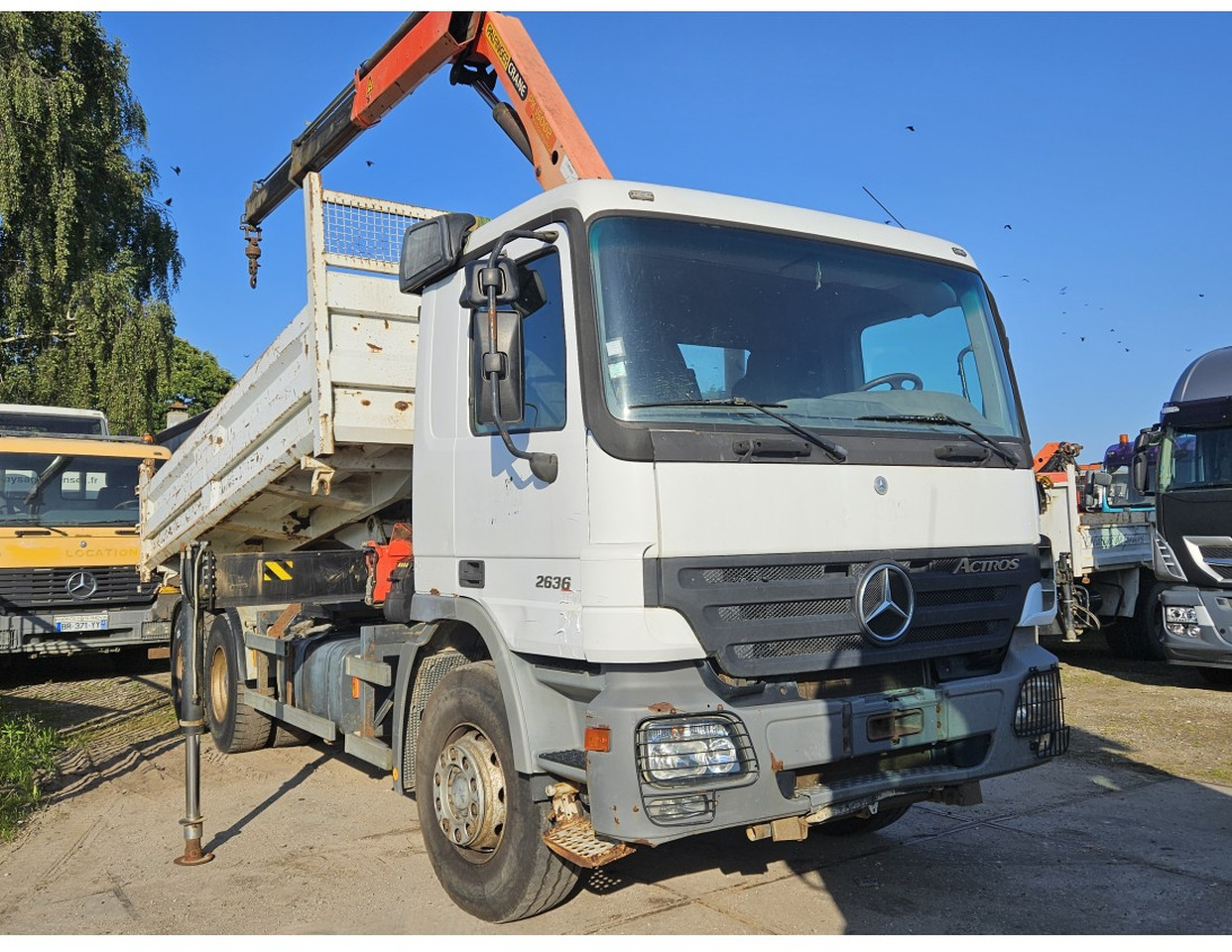 MERCEDES ACTROS 2636 6X4 TIPPER CRANE 15002 EPS - Camião basculante, Camião grua: foto 3 MERCEDES ACTROS 2636 6X4 TIPPER CRANE 15002 EPS - Camião basculante, Camião grua: foto 3