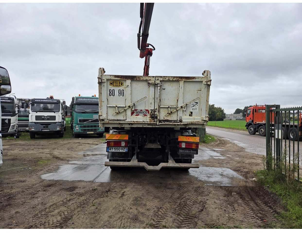MERCEDESA CTROS 3341 6X4 TIPPER CRANE FASSI F105 - Camião basculante, Camião grua: foto 4 MERCEDESA CTROS 3341 6X4 TIPPER CRANE FASSI F105 - Camião basculante, Camião grua: foto 4