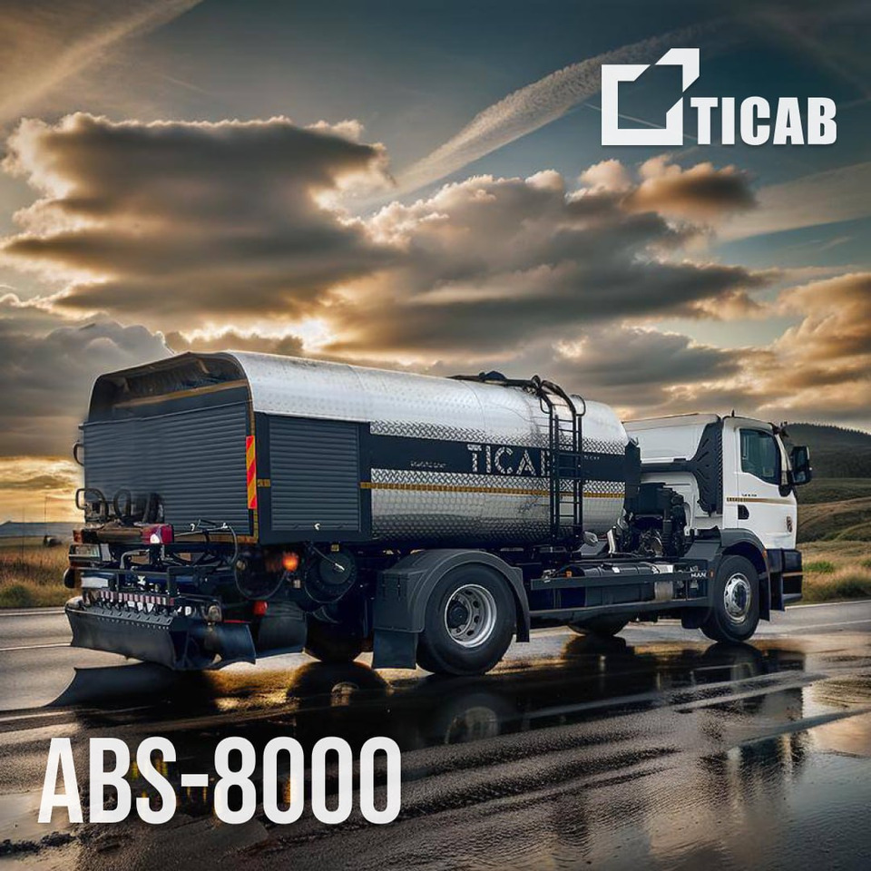 TICAB Аutonomous Asphalt Sprayer 8000 L, Asphalt Distributor, Manufacturer - Autobomba de betão: foto 3 TICAB Аutonomous Asphalt Sprayer 8000 L, Asphalt Distributor, Manufacturer - Autobomba de betão: foto 3
