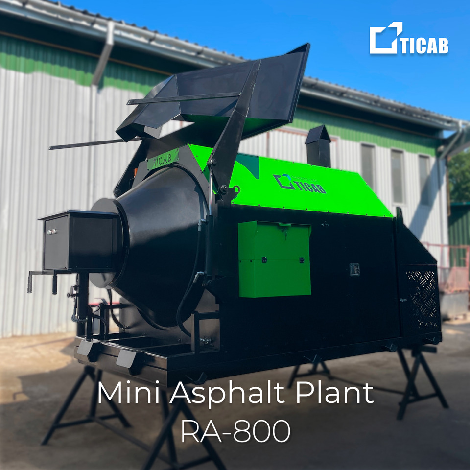 TICAB New Mini-asphalt plant, Asphalt Recycler, Manufacturer, 2.0 t per hour - Usina de asfalto: foto 1 TICAB New Mini-asphalt plant, Asphalt Recycler, Manufacturer, 2.0 t per hour - Usina de asfalto: foto 1