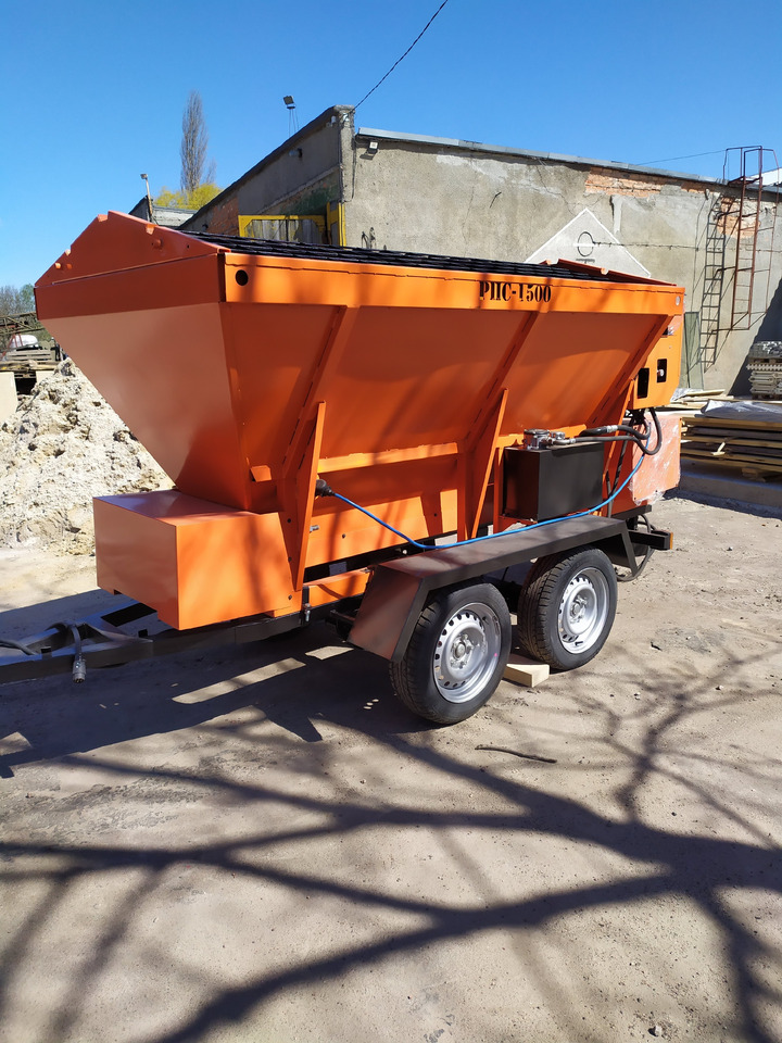 TICAB New Salt and Sand Spreader, Hopper spreader,Manufacturer, 1,5m³ - Semi-reboque de correia: foto 4 TICAB New Salt and Sand Spreader, Hopper spreader,Manufacturer, 1,5m³ - Semi-reboque de correia: foto 4
