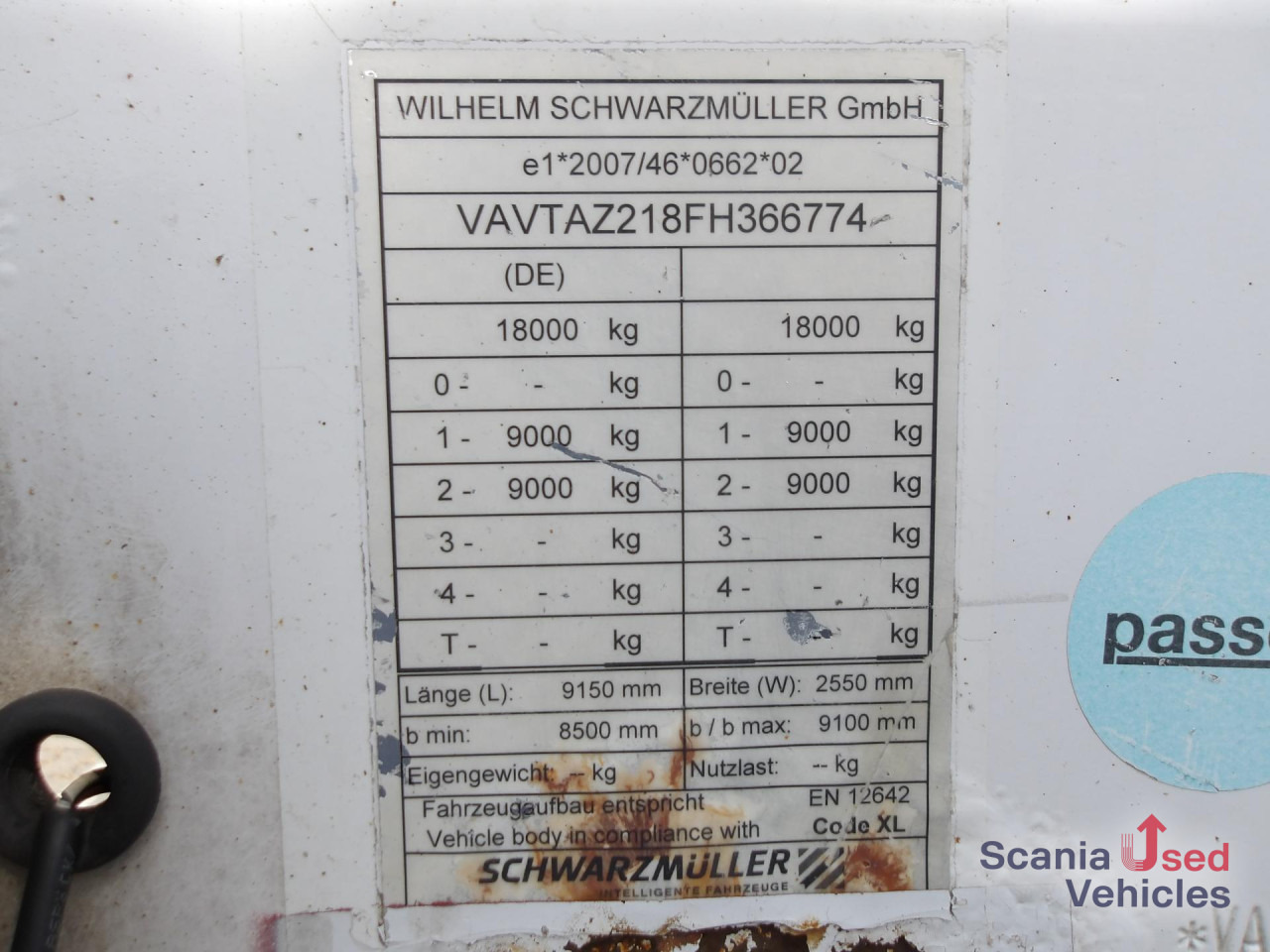 SCHWARZMUELLER AZ18 T-Serie - BPW Achsen - ALCOA - Palettenkasten - Reboque plataforma/ Caixa aberta: foto 2 SCHWARZMUELLER AZ18 T-Serie - BPW Achsen - ALCOA - Palettenkasten - Reboque plataforma/ Caixa aberta: foto 2