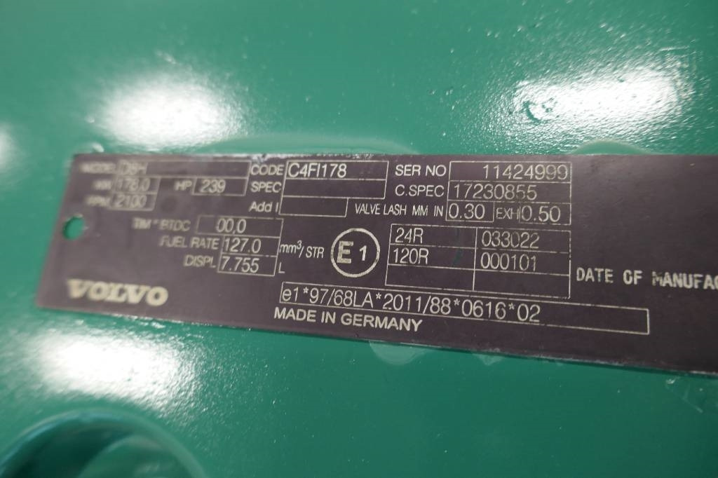 Volvo D8H nyrenoverad - Motor para Máquina de construção: foto 3 Volvo D8H nyrenoverad - Motor para Máquina de construção: foto 3