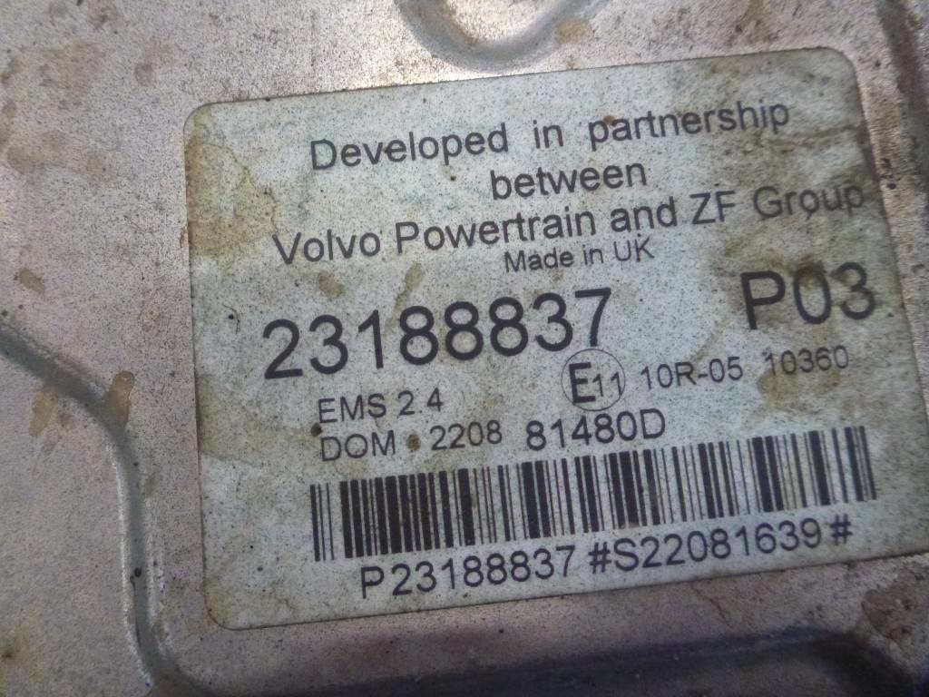 Volvo Motor Styrenhet, 23188837 - Sistema elétrico para Camião: foto 3 Volvo Motor Styrenhet, 23188837 - Sistema elétrico para Camião: foto 3