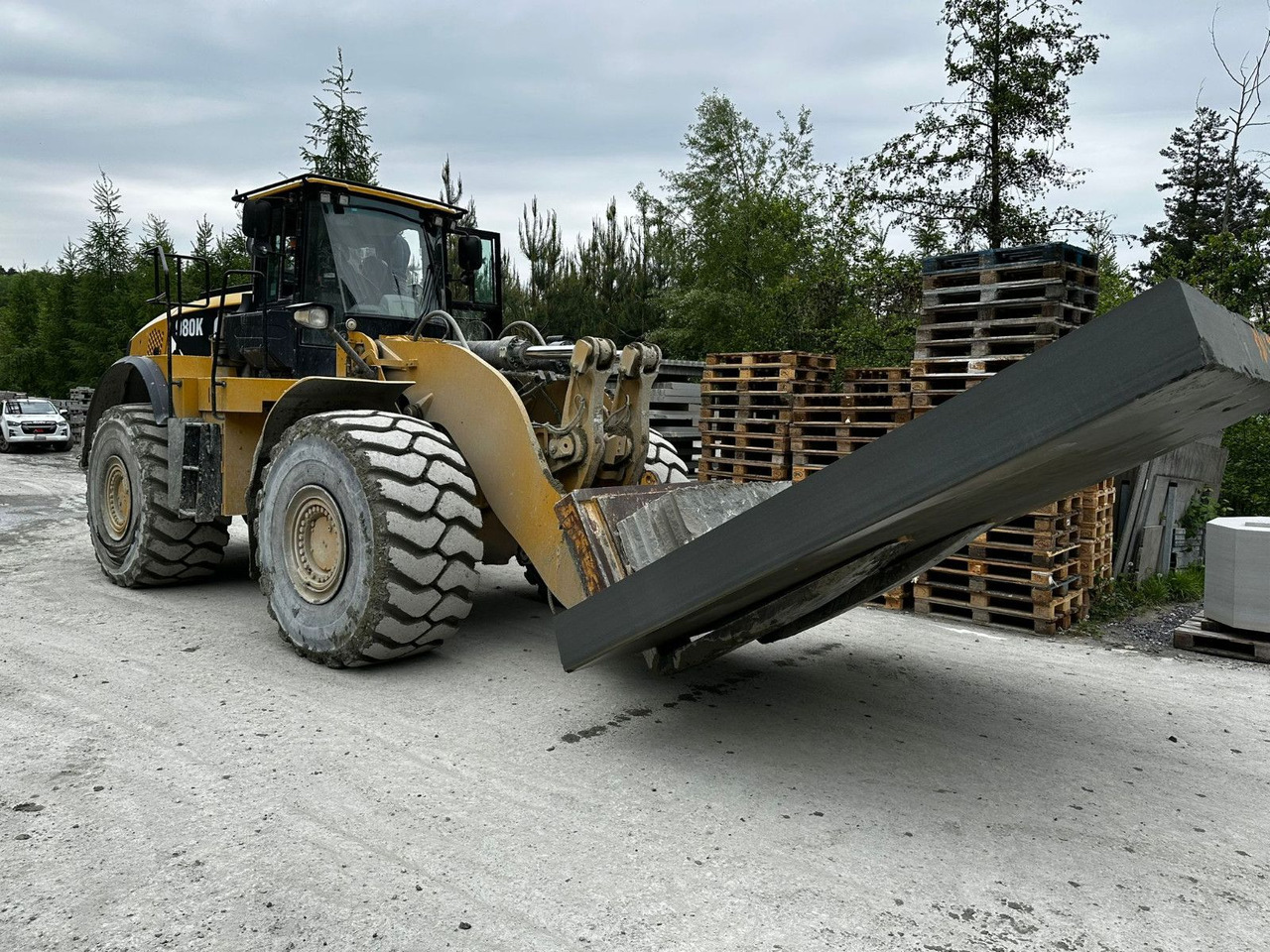 CAT 980K Block Handler,Bucket + forks,Schaufel+Gabel - Pá carregadora de rodas: foto 3 CAT 980K Block Handler,Bucket + forks,Schaufel+Gabel - Pá carregadora de rodas: foto 3