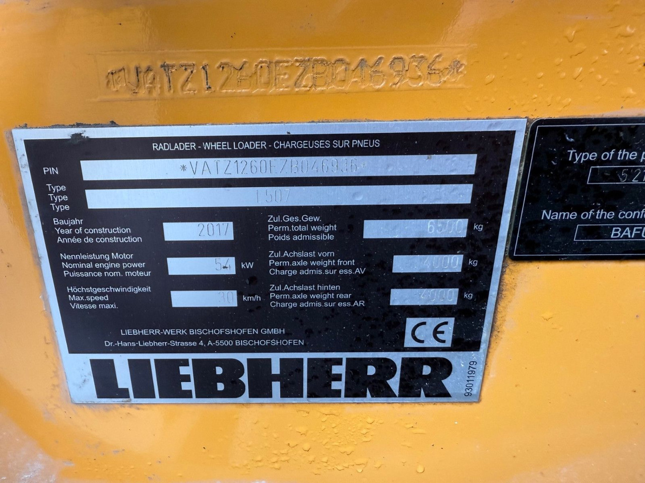 Pá carregadora de rodas Liebherr L507, Gabel+Schaufel, ONLY 850hours: foto 7