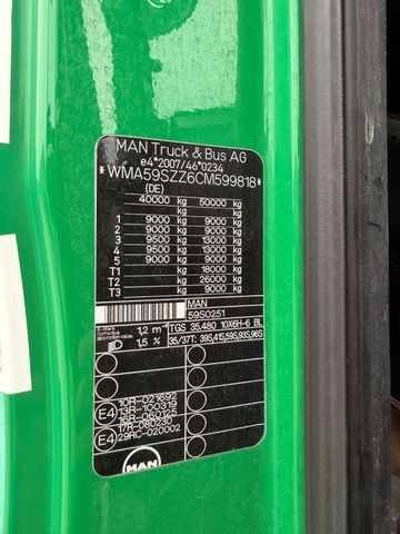 Camião grua, Camião de lona MAN TGS 35.480 10x6,E5,Palfinger PK92002+JIB+winch: foto 21