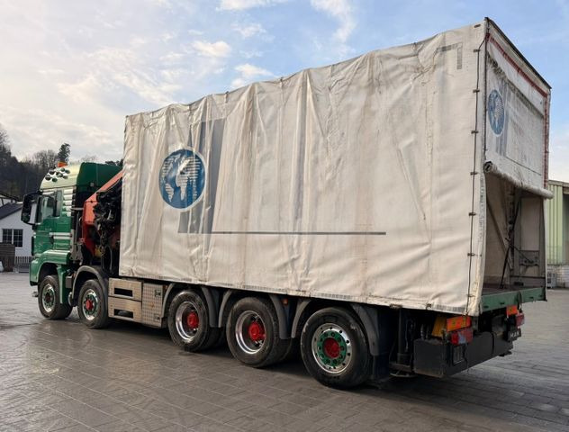 Camião grua, Camião de lona MAN TGS 35.480 10x6,E5,Palfinger PK92002+JIB+winch: foto 8