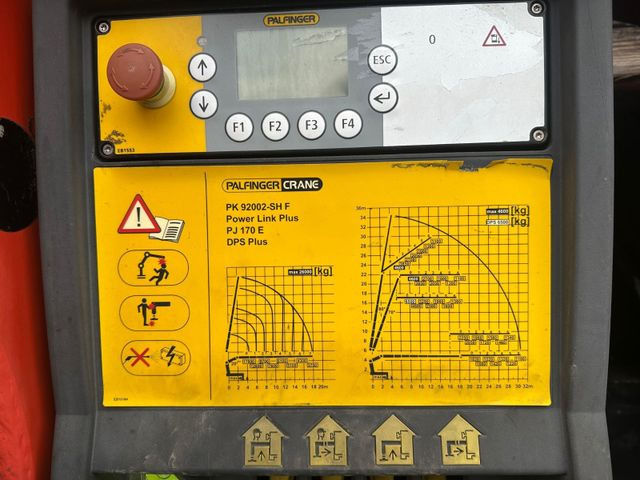 Camião grua, Camião de lona MAN TGS 35.480 10x6,E5,Palfinger PK92002+JIB+winch: foto 13