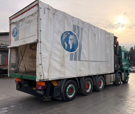 Camião grua, Camião de lona MAN TGS 35.480 10x6,E5,Palfinger PK92002+JIB+winch: foto 9