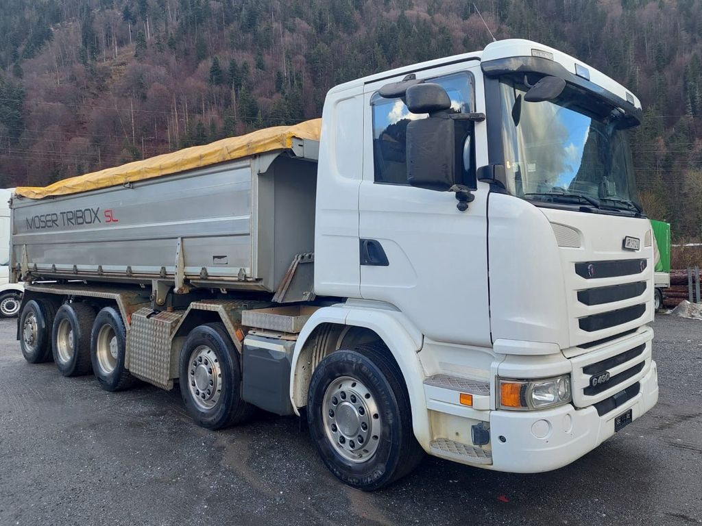 Scania G490 10x4, E6, Moser Kipper - Camião basculante: foto 1 Scania G490 10x4, E6, Moser Kipper - Camião basculante: foto 1