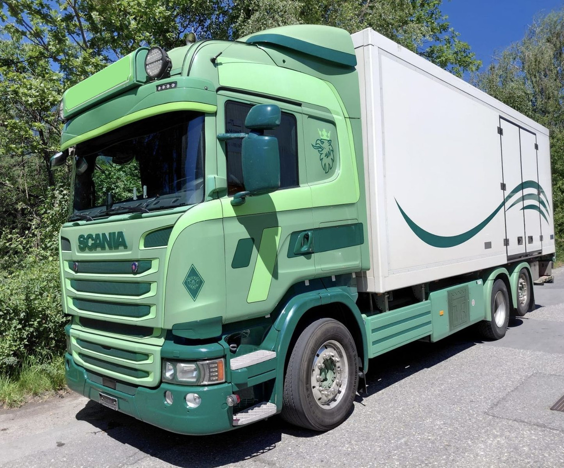 Scania R450 6x2, E6, Thermo King UT 1200, Ladebordwand - Camião frigorífico: foto 1 Scania R450 6x2, E6, Thermo King UT 1200, Ladebordwand - Camião frigorífico: foto 1