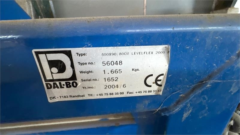 Dal-Bo 4m Frontpakker Levelflex 2000 4 m. - Rolo agricola: foto 3 Dal-Bo 4m Frontpakker Levelflex 2000 4 m. - Rolo agricola: foto 3