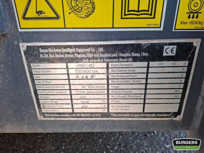 Sinoboom AB14EJ AB460EJ - Plataforma articulada: foto 5 Sinoboom AB14EJ AB460EJ - Plataforma articulada: foto 5