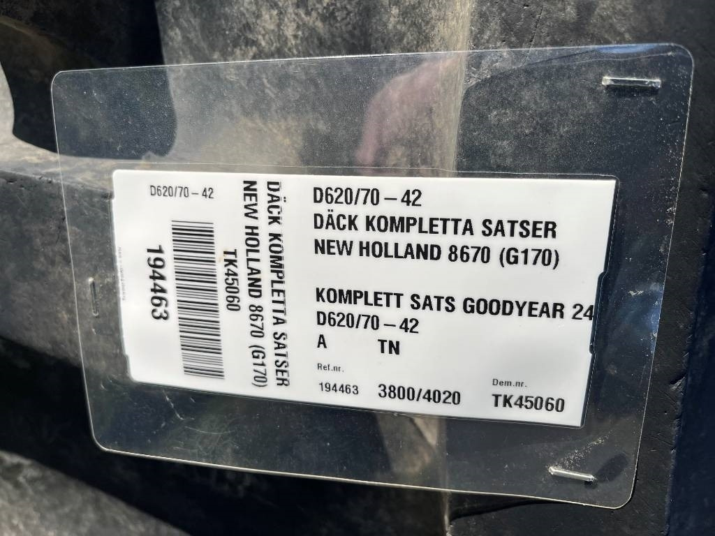 Goodyear 620/70R42 till New Holland / Ford 8670 - Pneu para Máquina agrícola: foto 2 Goodyear 620/70R42 till New Holland / Ford 8670 - Pneu para Máquina agrícola: foto 2
