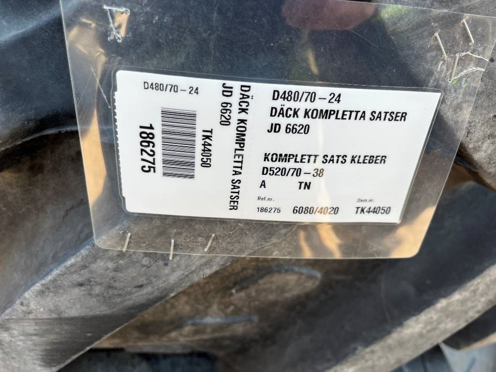 Kleber 520/70R38 480/70R24 till JD 6620 - Pneu para Máquina agrícola: foto 2 Kleber 520/70R38 480/70R24 till JD 6620 - Pneu para Máquina agrícola: foto 2