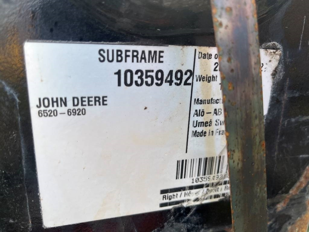 Lastarfäste Quicke Ålö Trima till JD 6520 - 6930 - Carregador frontal para o trator: foto 2 Lastarfäste Quicke Ålö Trima till JD 6520 - 6930 - Carregador frontal para o trator: foto 2