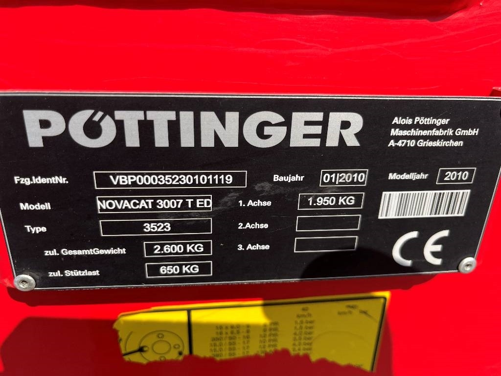 Pöttinger NovaCat 3007 T Dismantled. Only spare parts - Gadanheira: foto 5 Pöttinger NovaCat 3007 T Dismantled. Only spare parts - Gadanheira: foto 5