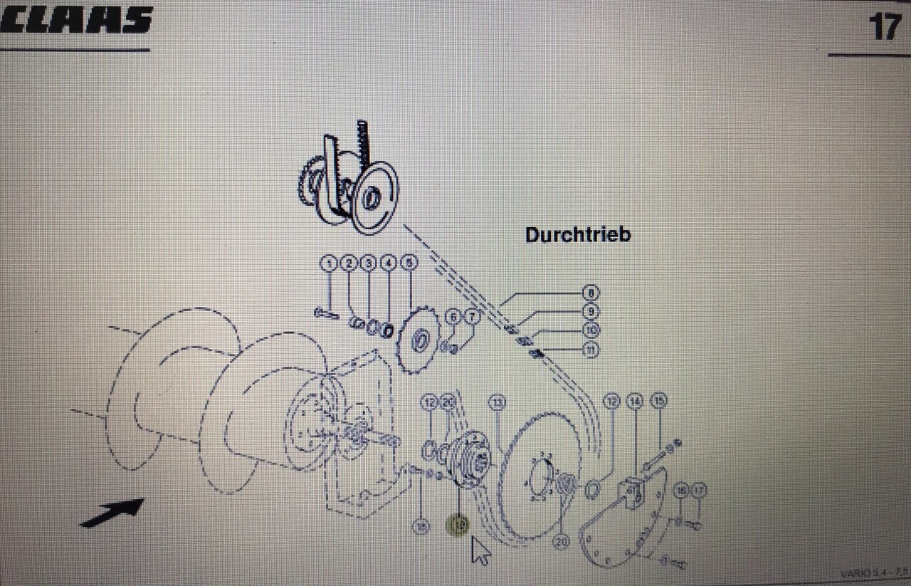 CLAAS 00 0632 978 1/CLAAS V900-V700 piasta - Cubo de roda para Máquina agrícola: foto 1 CLAAS 00 0632 978 1/CLAAS V900-V700 piasta - Cubo de roda para Máquina agrícola: foto 1