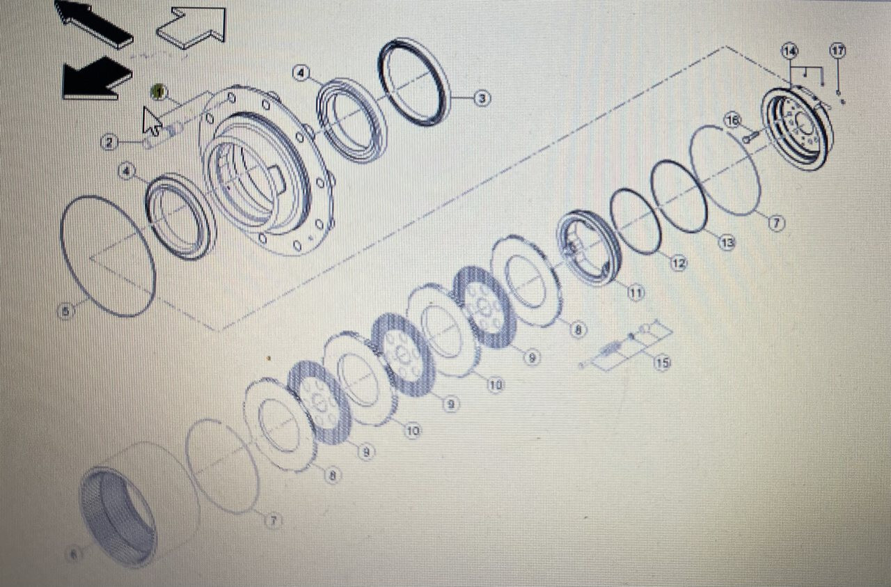 CLAAS 00 1156 140 0/Claas Axion-piasta koła/Claas Axion 870-810 stage 4 - Cubo de roda para Máquina agrícola: foto 1 CLAAS 00 1156 140 0/Claas Axion-piasta koła/Claas Axion 870-810 stage 4 - Cubo de roda para Máquina agrícola: foto 1