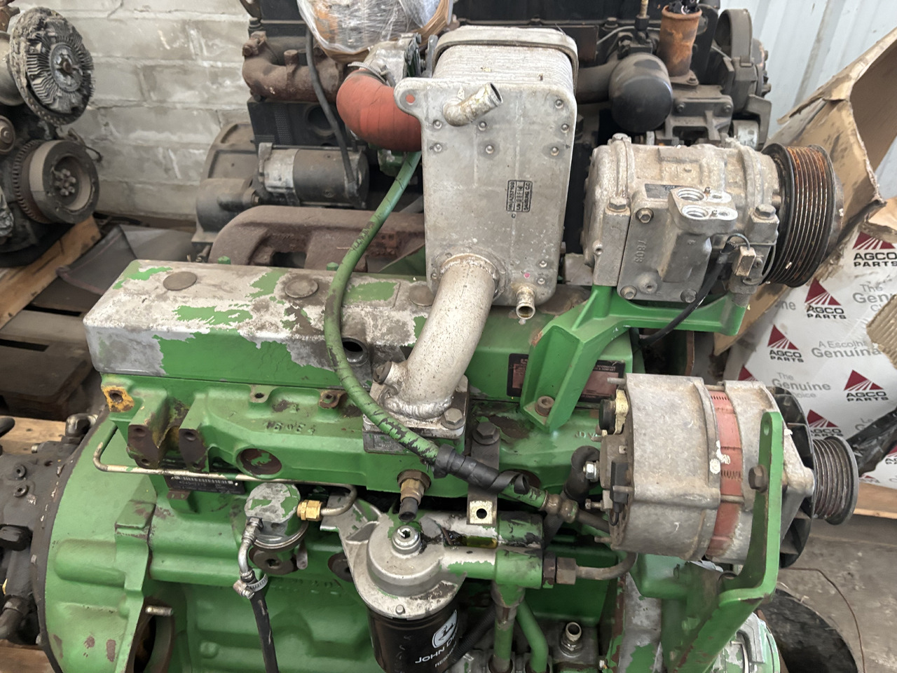 John Deere 3200, 3220, 3400 Silnik Słupek Blok Koło Zamachowe Kolektor Wał Wałek 4045HZ275 - Volante do motor para Máquina agrícola: foto 3 John Deere 3200, 3220, 3400 Silnik Słupek Blok Koło Zamachowe Kolektor Wał Wałek 4045HZ275 - Volante do motor para Máquina agrícola: foto 3