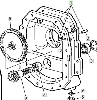 John Deere 6810 6910 6910S Obudowa R94770 - Eixo e peças para Máquina agrícola: foto 1 John Deere 6810 6910 6910S Obudowa R94770 - Eixo e peças para Máquina agrícola: foto 1