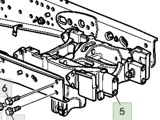 John Deere 6930 Wspornik Osi Przedniej Oś Podporowa z TLS Miękka L173793 L169280 - Eixo e peças para Máquina agrícola: foto 2 John Deere 6930 Wspornik Osi Przedniej Oś Podporowa z TLS Miękka L173793 L169280 - Eixo e peças para Máquina agrícola: foto 2