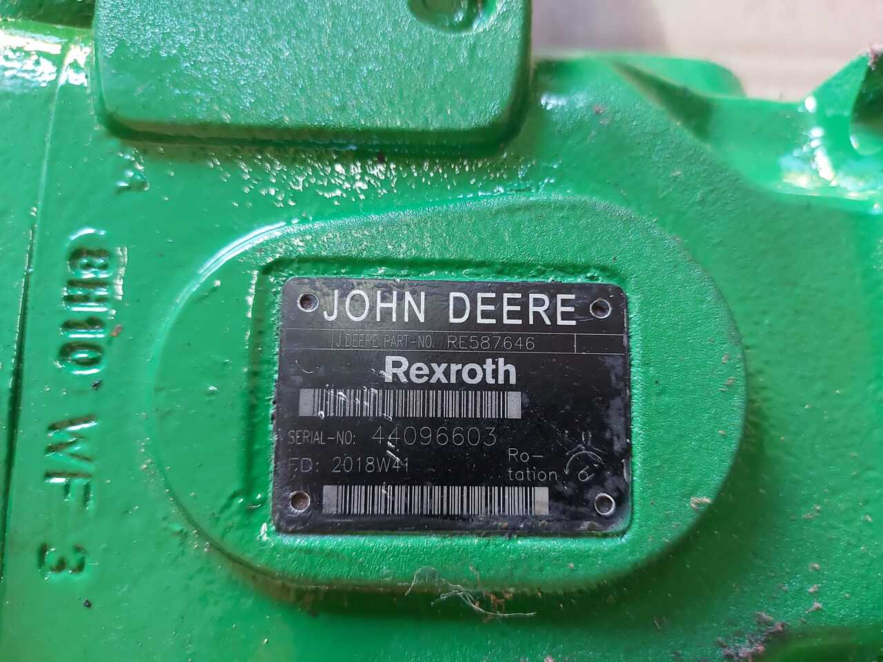 John Deere 8345r - Pompa Hydrauliki RE587646 - Bomba hidráulica para Máquina agrícola: foto 5 John Deere 8345r - Pompa Hydrauliki RE587646 - Bomba hidráulica para Máquina agrícola: foto 5