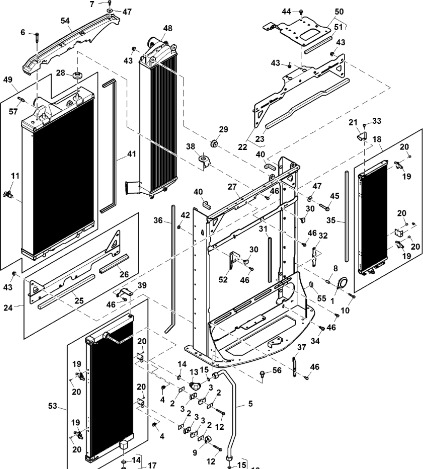 John Deere 9470RX - Chłodnica oleju RE579260 (Napęd wentylatora i chłodnica) - Radiador de óleo para Máquina agrícola: foto 1 John Deere 9470RX - Chłodnica oleju RE579260 (Napęd wentylatora i chłodnica) - Radiador de óleo para Máquina agrícola: foto 1