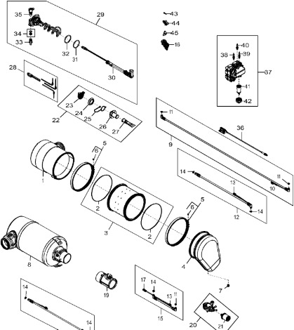 John Deere 9470RX - Przewód DEF (roztwór mocznika dodawany do spalin) DZ113642 (Silnik) - Sistema de escape para Trator: foto 1 John Deere 9470RX - Przewód DEF (roztwór mocznika dodawany do spalin) DZ113642 (Silnik) - Sistema de escape para Trator: foto 1