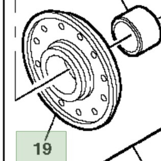 John Deere 9780CTS 9780 CTS Piasta Z13205 - Cubo de roda para Máquina agrícola: foto 1 John Deere 9780CTS 9780 CTS Piasta Z13205 - Cubo de roda para Máquina agrícola: foto 1