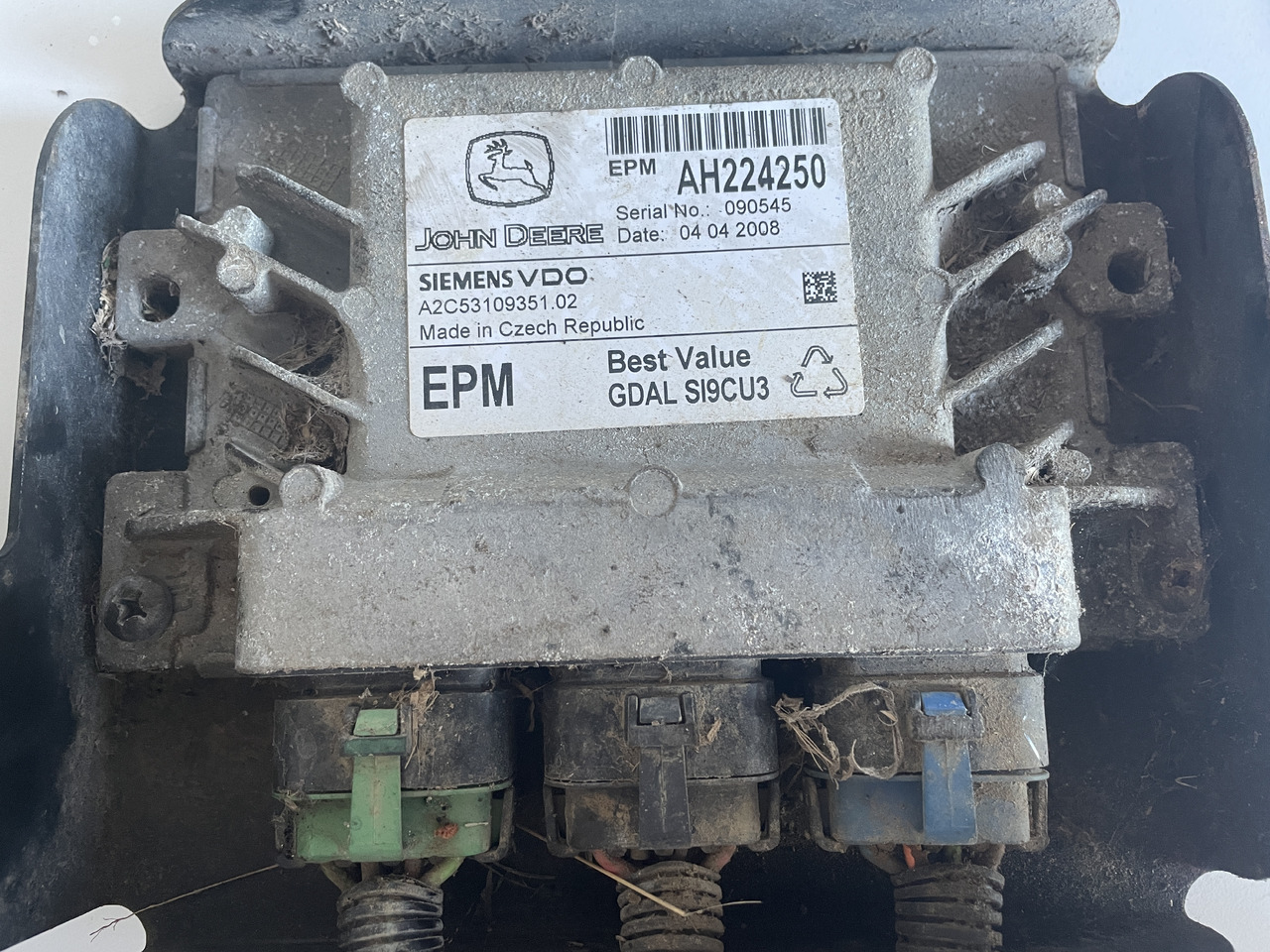 John Deere - sterownik EPM - AH224250 - Centralina electrónica para Máquina agrícola: foto 1 John Deere - sterownik EPM - AH224250 - Centralina electrónica para Máquina agrícola: foto 1