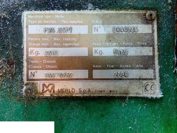 ŁADOWARKA TELESKOPOWA Merlo p26.6 spt - CZĘŚCI - Pompa Paliwa - Bomba de combustivel para Máquina agrícola: foto 5 ŁADOWARKA TELESKOPOWA Merlo p26.6 spt - CZĘŚCI - Pompa Paliwa - Bomba de combustivel para Máquina agrícola: foto 5