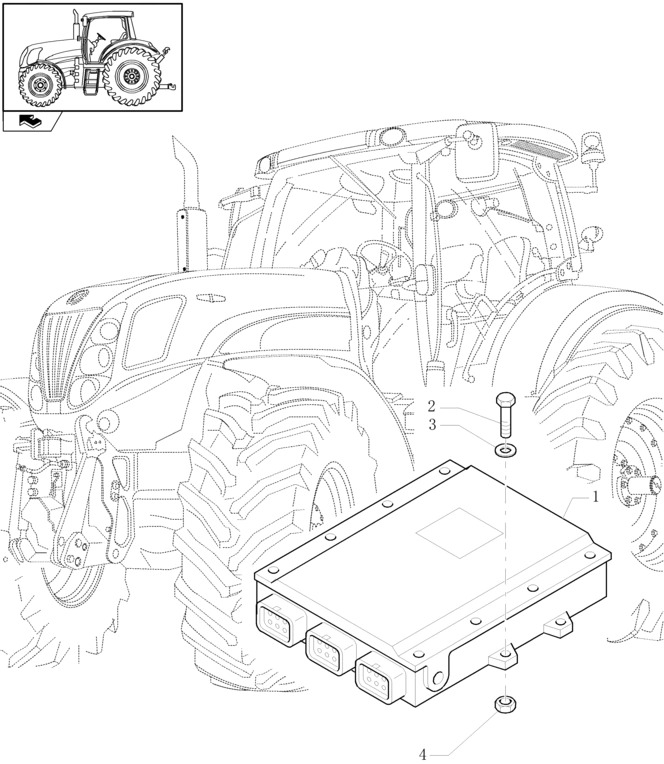 New Holland T6010 Ecu 84225103 - Centralina electrónica para Máquina agrícola: foto 1 New Holland T6010 Ecu 84225103 - Centralina electrónica para Máquina agrícola: foto 1