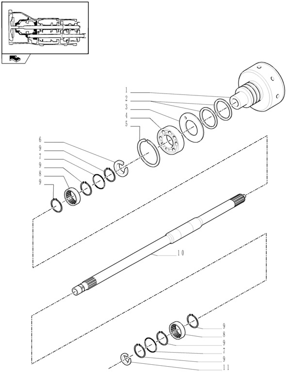 New Holland T6010 Obudowa sprzęgła 87718795 - Embreagem e peças para Máquina agrícola: foto 1 New Holland T6010 Obudowa sprzęgła 87718795 - Embreagem e peças para Máquina agrícola: foto 1