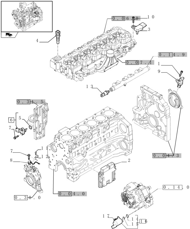 New Holland T6010 T6070 Ecu 2854971 - Centralina electrónica para Máquina agrícola: foto 1 New Holland T6010 T6070 Ecu 2854971 - Centralina electrónica para Máquina agrícola: foto 1