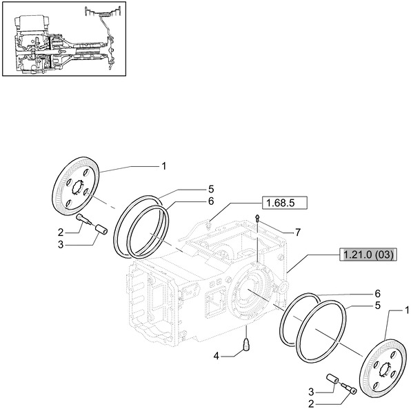 New Holland T6010 T6070 Tarcza hamulcowa 5191495 - Disco de freio para Máquina agrícola: foto 1 New Holland T6010 T6070 Tarcza hamulcowa 5191495 - Disco de freio para Máquina agrícola: foto 1