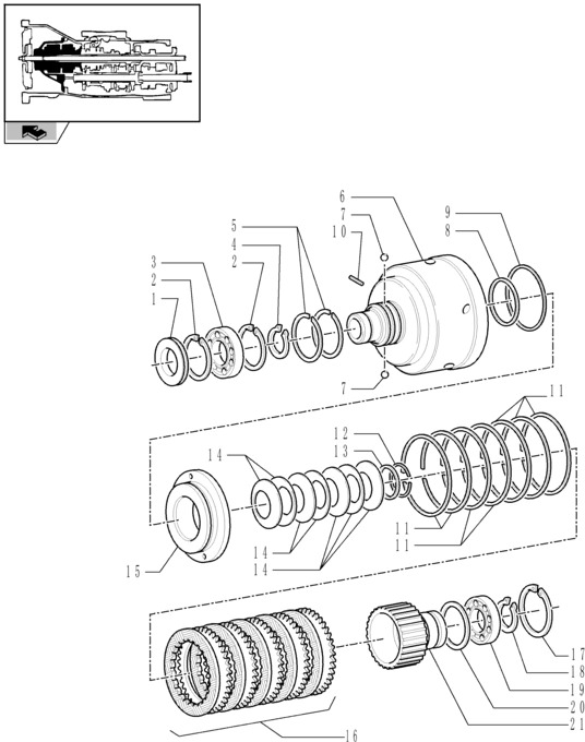 New Holland T6010 T7230 Obudowa sprzęgła 87315038 - Embreagem e peças para Máquina agrícola: foto 1 New Holland T6010 T7230 Obudowa sprzęgła 87315038 - Embreagem e peças para Máquina agrícola: foto 1