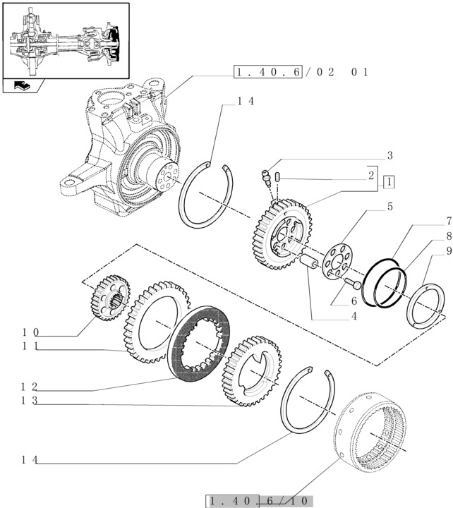 New Holland T6010 Tarcza hamulcowa 120mm id x 240mm od x 13mm thk 87332079 - Disco de freio para Máquina agrícola: foto 1 New Holland T6010 Tarcza hamulcowa 120mm id x 240mm od x 13mm thk 87332079 - Disco de freio para Máquina agrícola: foto 1