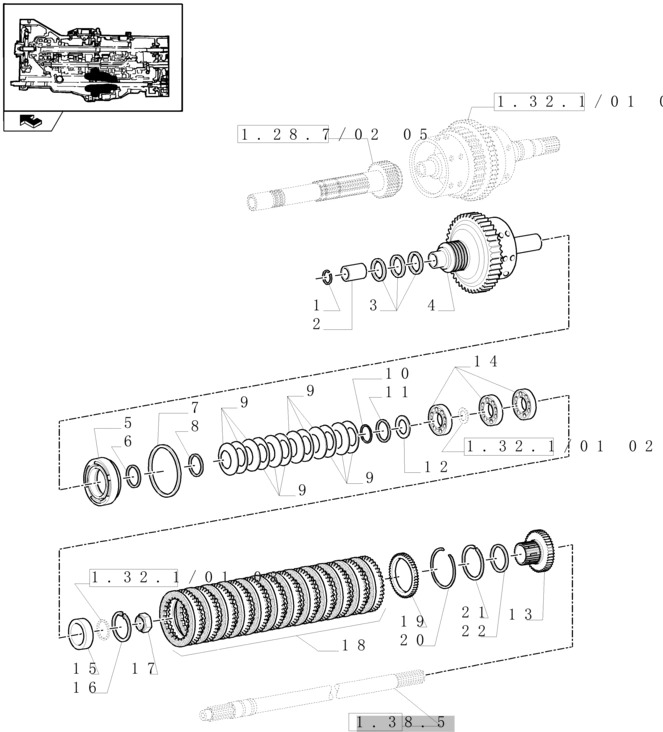 New Holland T6010 Zestaw sprzęgieł 87530794 - Embreagem e peças para Trator: foto 1 New Holland T6010 Zestaw sprzęgieł 87530794 - Embreagem e peças para Trator: foto 1