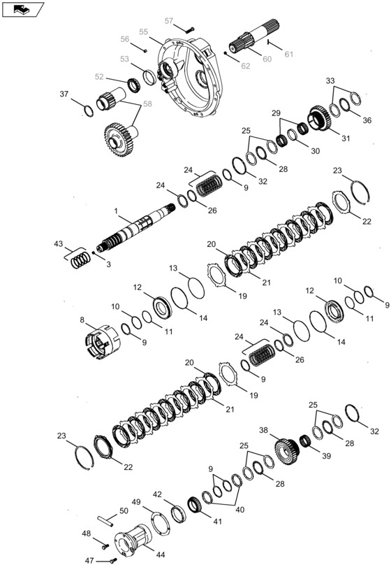 New Holland T6090 Shaft assy. 87425385 - Transmissão para Trator: foto 1 New Holland T6090 Shaft assy. 87425385 - Transmissão para Trator: foto 1