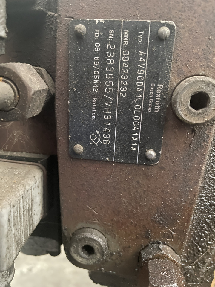 Pompa hydrauliczna hydromatik Rexroth A4V90DA1 0L001A1A - Bomba hidráulica para Máquina agrícola: foto 2 Pompa hydrauliczna hydromatik Rexroth A4V90DA1 0L001A1A - Bomba hidráulica para Máquina agrícola: foto 2