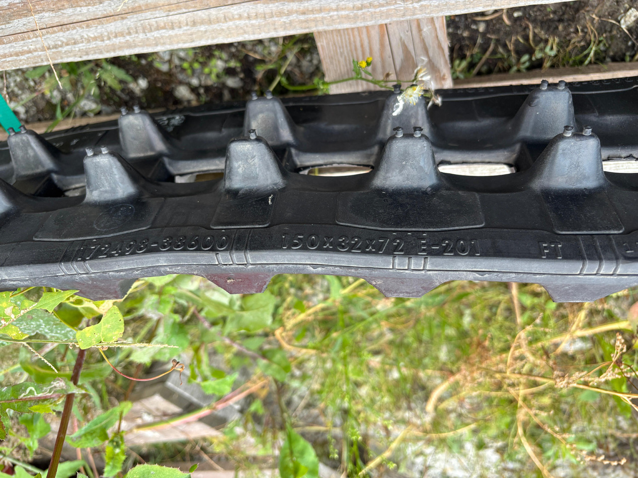 Yanmar SV05 SV05-A SV05-B Gąsienica Gumowa 172498-38600 150x32x72 - Rasto para Máquina de construção: foto 2 Yanmar SV05 SV05-A SV05-B Gąsienica Gumowa 172498-38600 150x32x72 - Rasto para Máquina de construção: foto 2