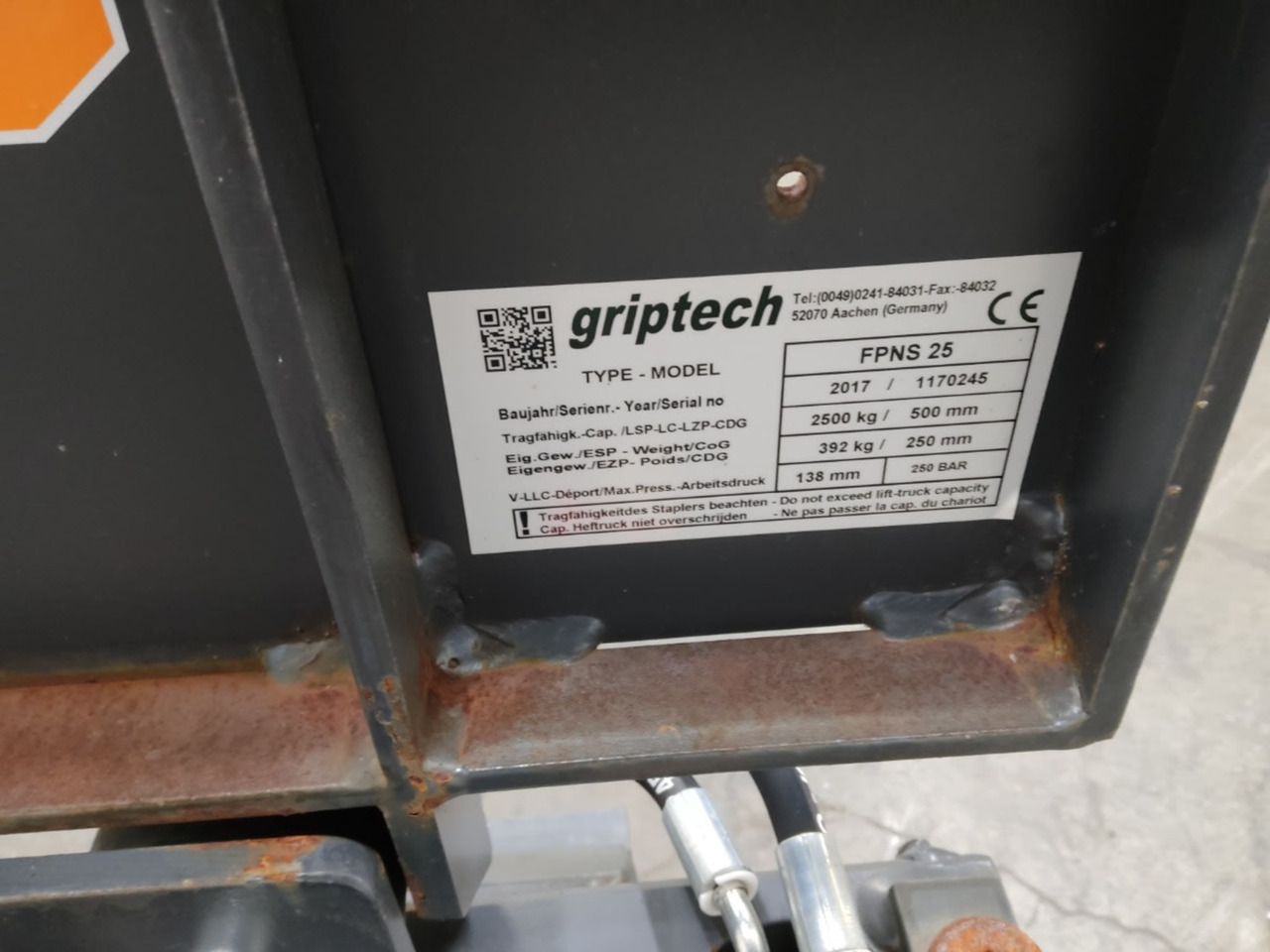 Griptech FPNS25 - Equipamento para Equipamento de movimentação: foto 2 Griptech FPNS25 - Equipamento para Equipamento de movimentação: foto 2