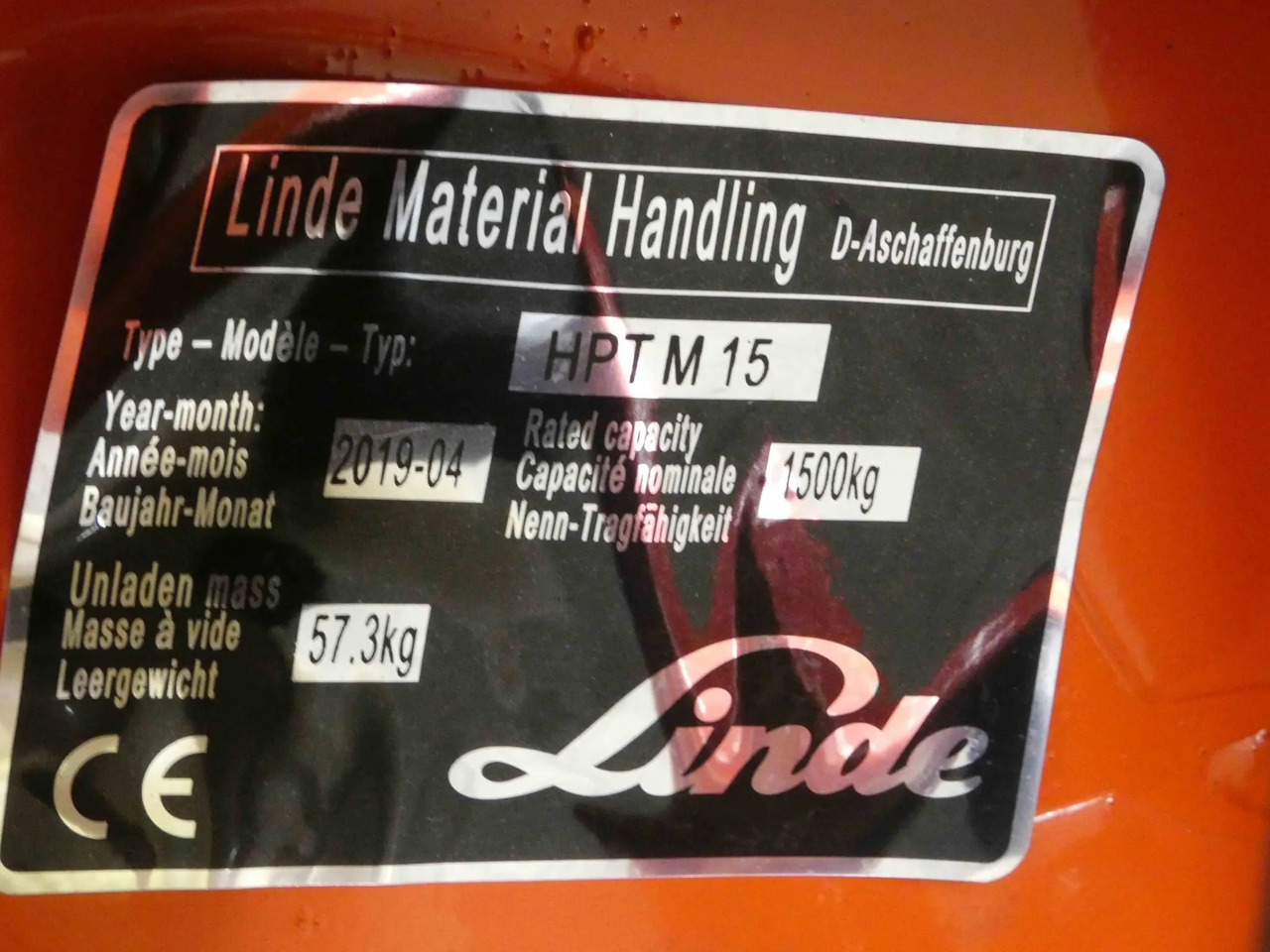 Linde 3x HPTM15Low/350mm - Porta-palete: foto 4 Linde 3x HPTM15Low/350mm - Porta-palete: foto 4