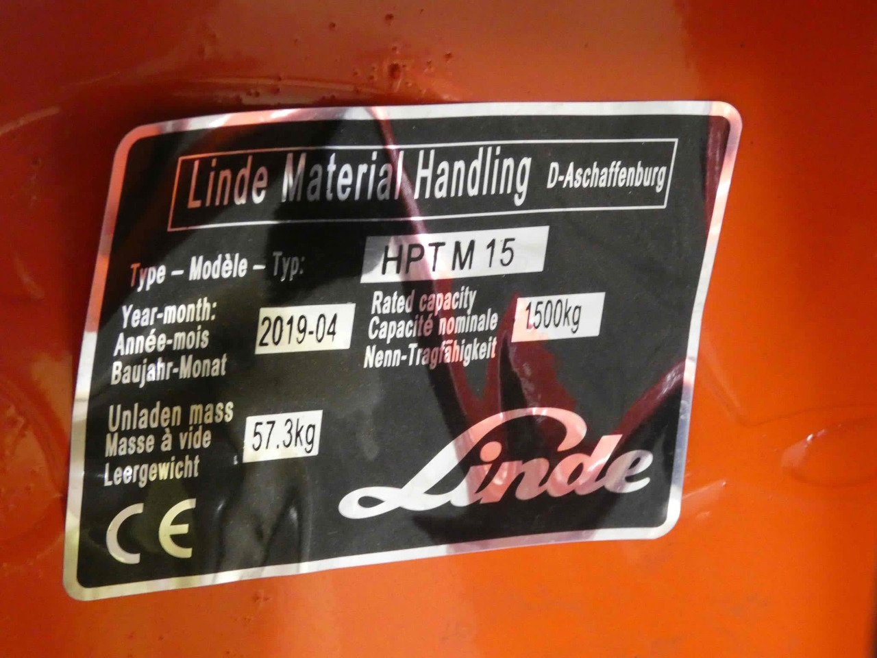 Linde 4x HPTM15High/350mm - Porta-palete: foto 4 Linde 4x HPTM15High/350mm - Porta-palete: foto 4